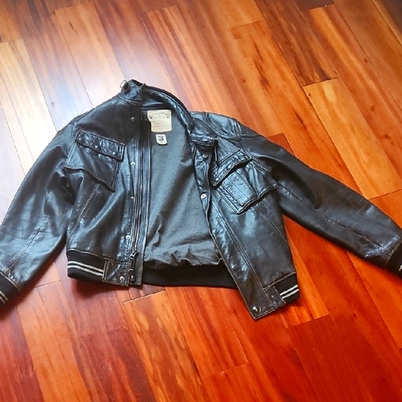 Black Leather Jacket - Picture 1 of 5